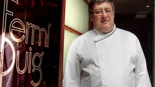 Fermí Puig al seu restaurant