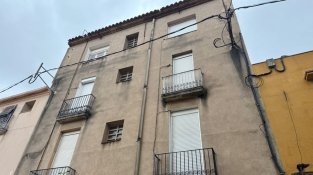 Façana de l'edifici afectat