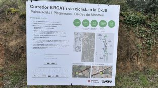 La Generalitat impulsa la millora de la seguretat i la mobilitat sostenible a la C-59 entre Caldes de Montbui i Palau-solità i Plegamans