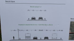 La Generalitat impulsa la millora de la seguretat i la mobilitat sostenible a la C-59 entre Caldes de Montbui i Palau-solità i Plegamans