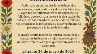La cultura extremenya torna a escena a Canovelles amb l'espectacle folklòric "Fiestas y leyendas de nuestra Extremadura"
