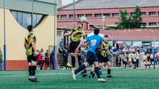 Imatge del derbi vallesà entre el Vilamajor i el Vilanova