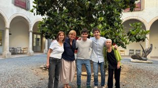 Guillem i Marc Riera, guanyadors del segon premi als Premis UVic per un treball sobre la contaminació acústica a Granollers