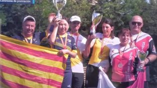 Triple podi del Club Arquers Terrassa al Campionat d’Espanya Iberdrola de tir amb arc