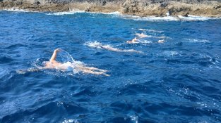 Jeremies Mateo afronta el repte del 'North Channel' amb una travessa clau de 30 km al Cap de Creus
