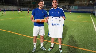 Roger García i Guillem González, jugadors del Granollers