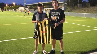 Jordi Sarrate i Edgar Molina, jugadors del Vilanova