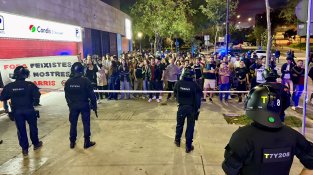 Protestes contra Vox a Sabadell