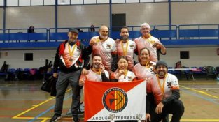 Triple bronze del Club Arquers Terrassa en una jornada d’alt nivell a Manresa