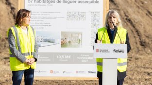 Comença la construcció de 57 habitatges de lloguer assequible al barri del Lledoner a Granollers