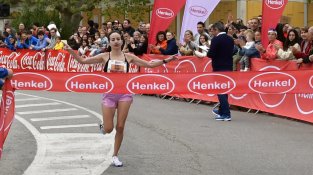 Argentina Oria i Dmitrijs Serjogins, guanyadors de la 31a Mitja de Montornès amb prop de 2.000 participants