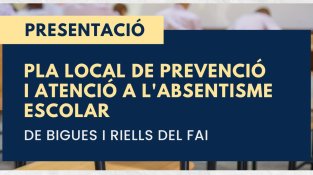 Bigues i Riells posa en marxa un pla pioner per frenar l’absentisme escolar i acompanyar els joves en el seu recorregut educatiu