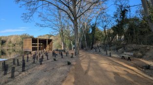 La Bassa dels Ànecs de la Roca reobrirà aviat després de completar les obres per a la recuperació ambiental