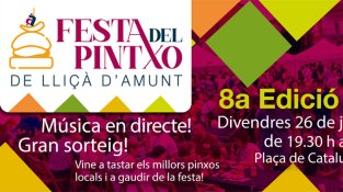 Lliçà d’Amunt convertirà la plaça de Catalunya en un gran aparador gastronòmic amb la 8a Festa del Pintxo