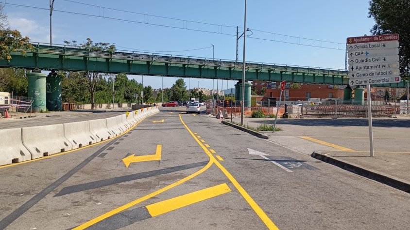 Les parades del mercat de Canovelles modifiquen la seva distribució per les obres del desdoblament de l'R3