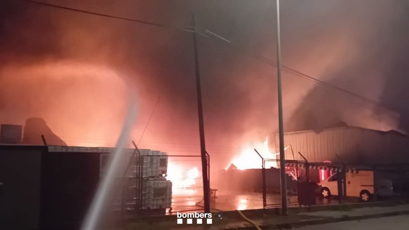 Imatges de l'incendi