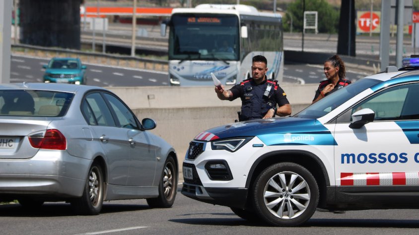 Control de Mossos d'Esquadra