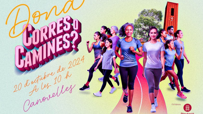 Canovelles impulsa la marxa "Dona: corres o camines?" amb un recorregut de 5 km