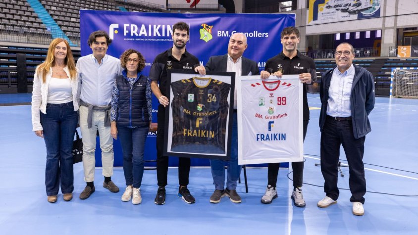 El BM Granollers i Fraikin España renoven tres anys l'acord de patrocini