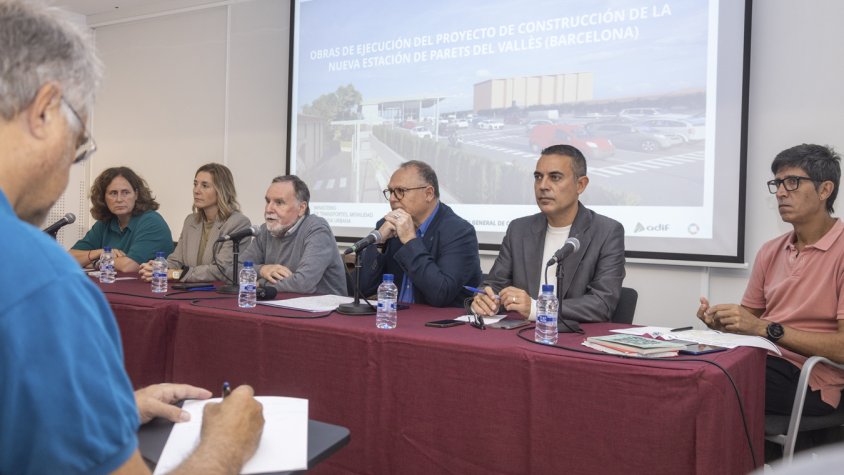 Comencen les obres de la nova estació de tren de Parets amb importants afectacions a la mobilitat