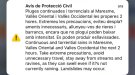 Protecció Civil envia una alerta per pluges intenses al Maresme, Vallès Oriental i Vallès Occidental