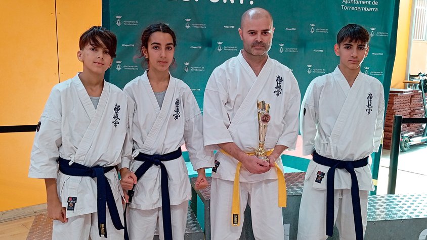 El Club Karate Martorelles brilla a la Copa Zanshin amb quatre podis
