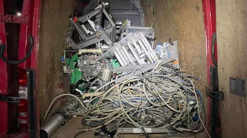 Detinguts dos joves per un robatori violent en una empresa de Sant Antoni de Vilamajor