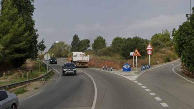 Territori inicia les obres del corredor de bus ràpid a l'N150a entre Terrassa i Sabadell