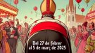 El cartell del Carnaval de Terrassa encén la polèmica per la representació d’un bisbe 'en una postura provocadora'