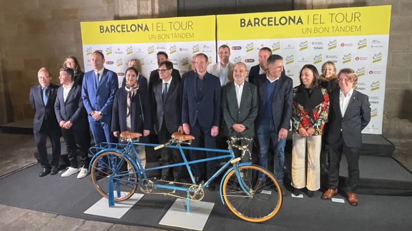 Presentació de l'etapa inicial del Tour de França 2026 a Barcelona