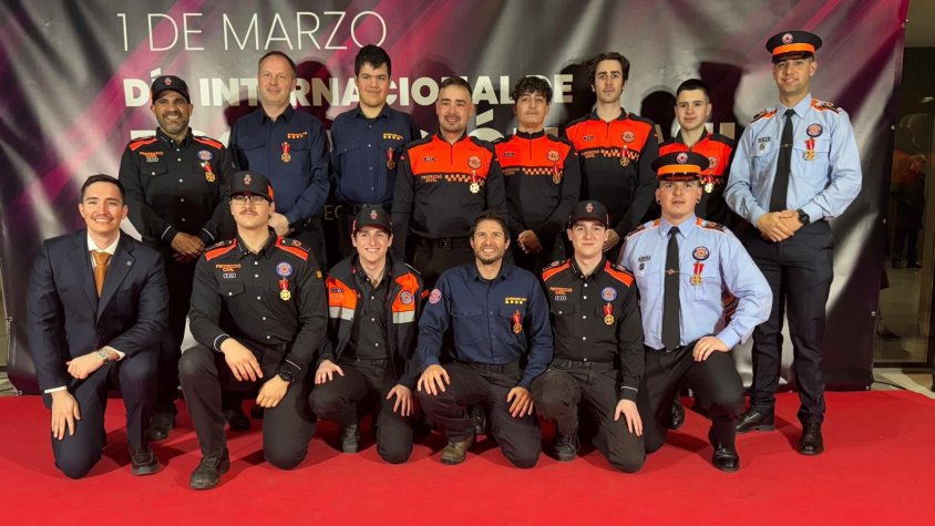 Protecció Civil de Bigues i Riells del Fai rep la medalla al mèrit per la seva actuació durant la DANA de 2024