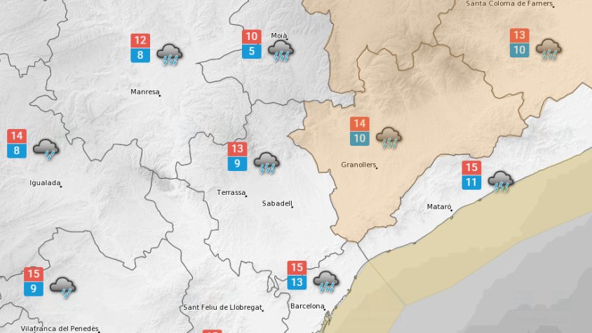Protecció Civil activa l’alerta per inundacions a Catalunya, amb risc al Vallès Oriental