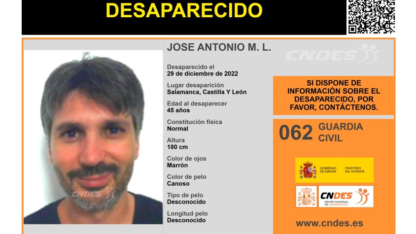 Una ONG reprèn la recerca de José Antonio Martínez López, veí de Les Franqueses desaparegut a la Serra de Béjar el desembre de 2022