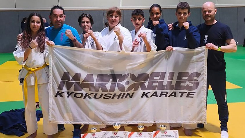 El Club Karate Martorelles aconsegueix una plata i tres bronzes a l’Open de França