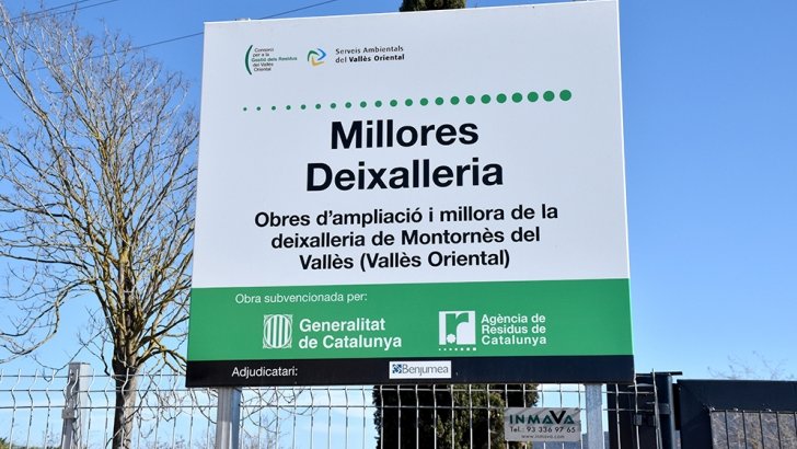 Les deixalleries de Montornès i Parets reobren després de gairebé un any d’obres de millora