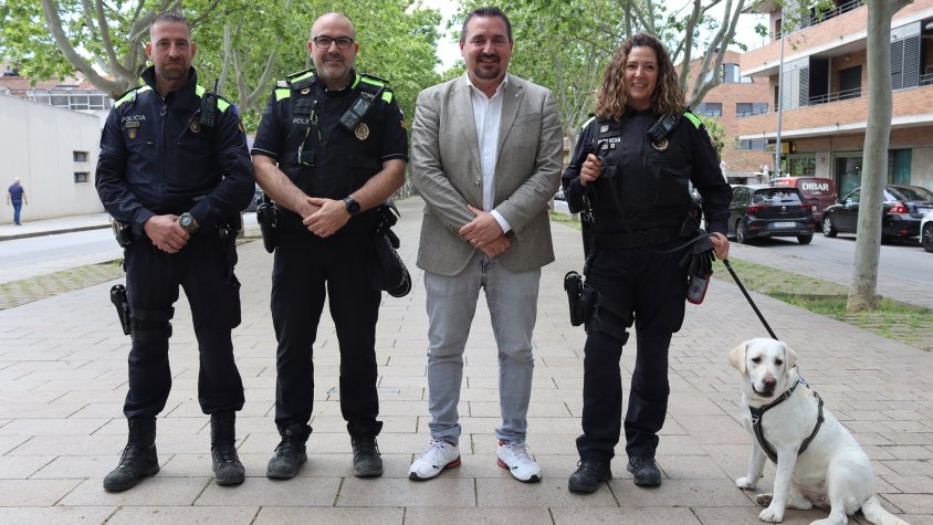 La Lia s’incorpora a la unitat canina de les Franqueses per reforçar la seguretat i prevenció al municipi