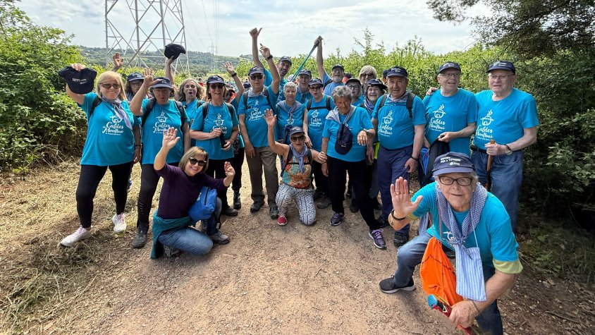 Caldes de Montbui tanca el cicle de passejades “A cent cap als 100” amb una gran festa a l’Espai Natural de la Torre Marimón