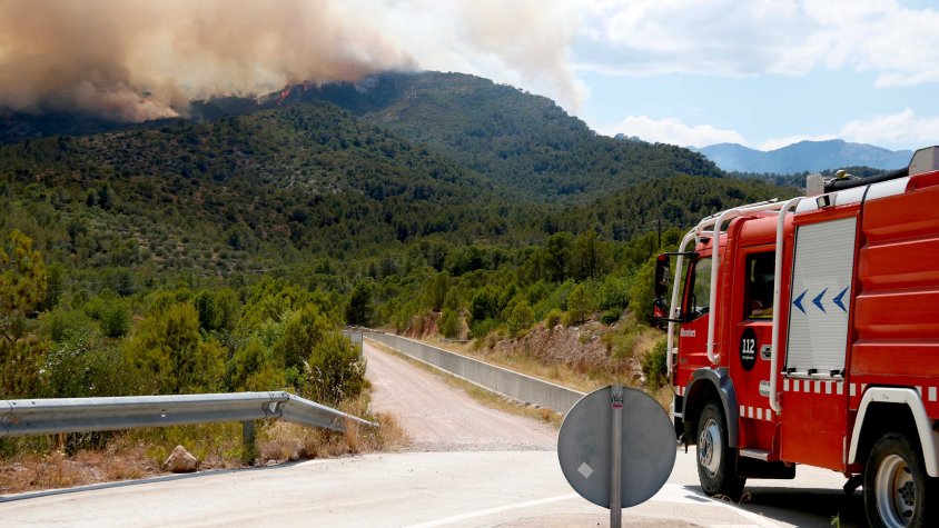 Mor un operari del parc de Bombers de Granollers durant les tasques d’extinció de l’incendi de Paüls