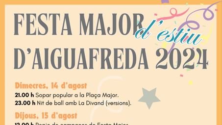 Festa Major d'Aiguafreda 2025