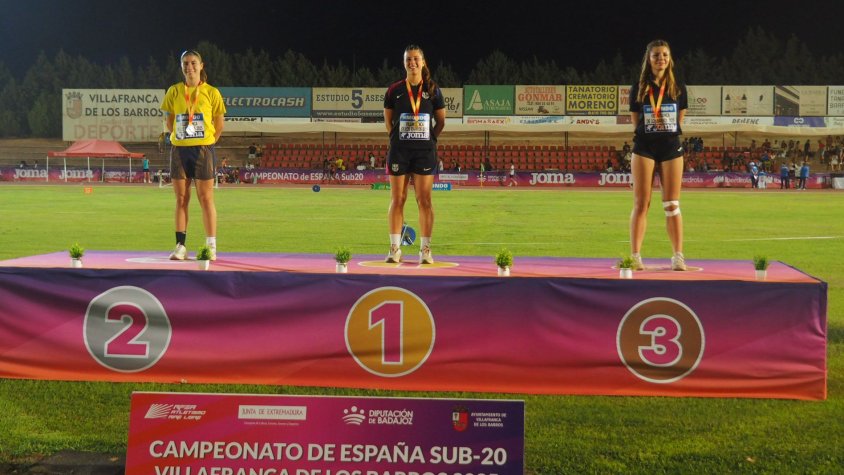 La granollerina Ingrid Valcarcel, es proclama campiona d’Espanya sub-20 de javelina amb rècord personal i aconsegueix un bitllet per a l’Europeu