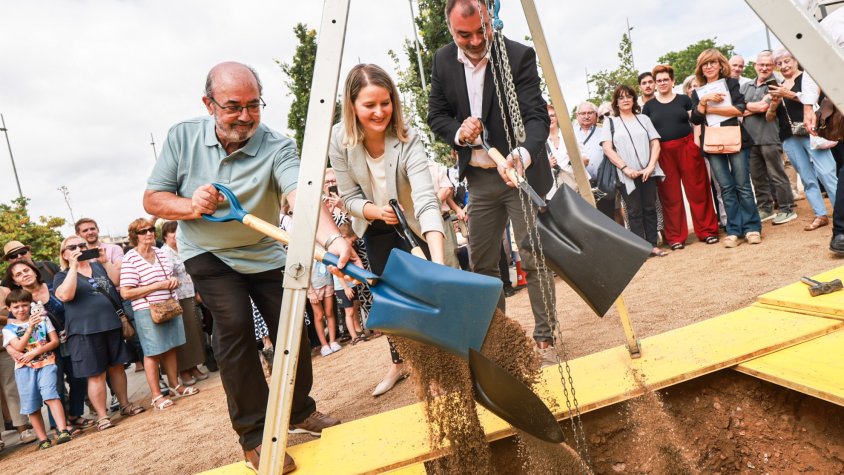 Terrassa posa la primera pedra d'una residència i centre de dia per a la gent gran a Sant Pere Nord