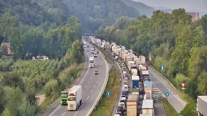 Matí mogut i amb retencions a l’AP-7 a Sant Celoni per una protesta en suport a Gaza i una avaria