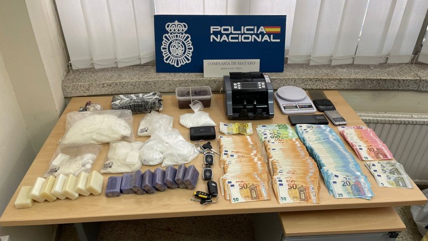 Tres detinguts en un operatiu contra un grup criminal que traficava amb droga a Granollers