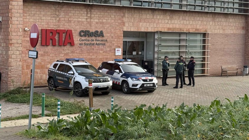 Un escorcoll policial al laboratori IRTA-CReSA de Bellaterra investiga una possible relació amb el brot de pesta porcina africana
