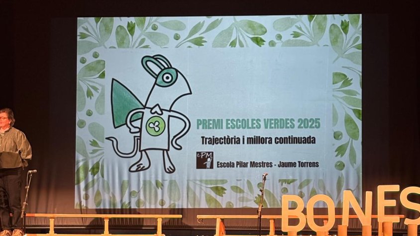 L’Escola Pilar Mestres – Jaume Torrens, guardonada com a referent en educació ambiental