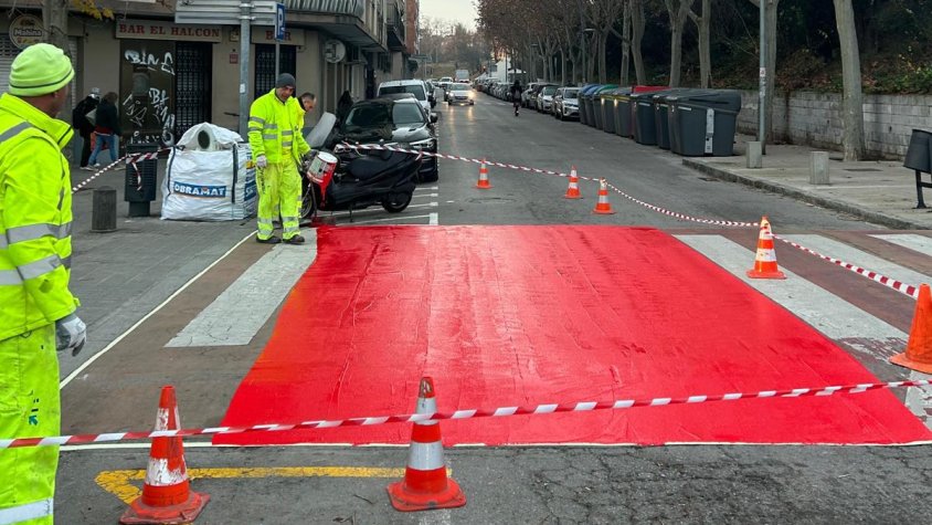 Mollet destinarà 150.000 € anuals a la millora i el manteniment de la pintura viària
