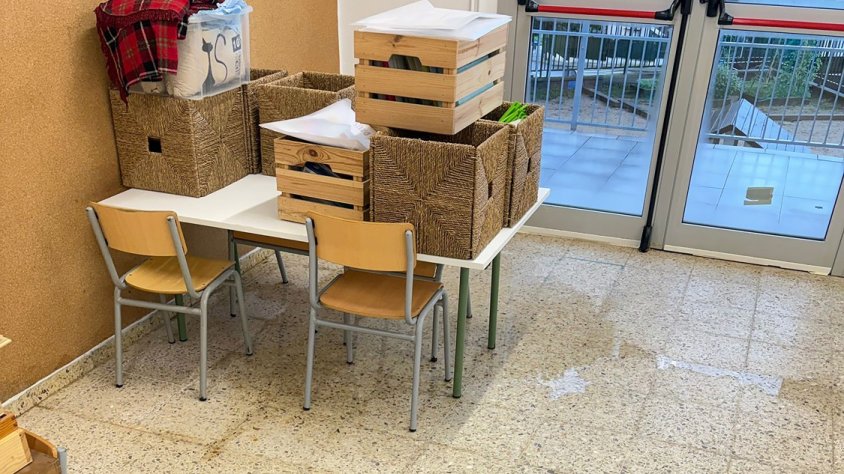 Tanquen l’aula d’Infantil 5 de l’Escola Simeó Rabasa de Martorelles per greus filtracions d’aigua