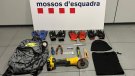 Els Mossos detenen un jove de 21 anys a l’AP-7 de Llinars per assaltar camions amb la tècnica 'dels teloners'