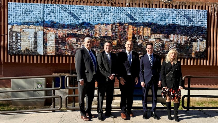 Visita del conseller de la Presidència a Badia del Vallès