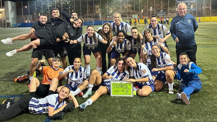 La PBB La Roca tanca la temporada a cop de gol i amb una victòria de prestigi al camp de la Fontsanta-Fatjó ‘B’